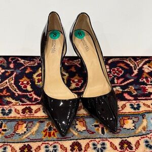 Michael Kors Black Patent Leather Heels